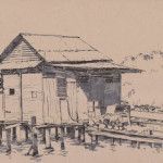 Sketching at Pulau Ubin