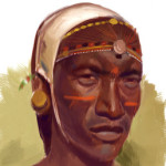 Head study in Painter 10 (wip)