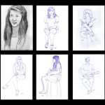 Sketches at OIC Portrait day